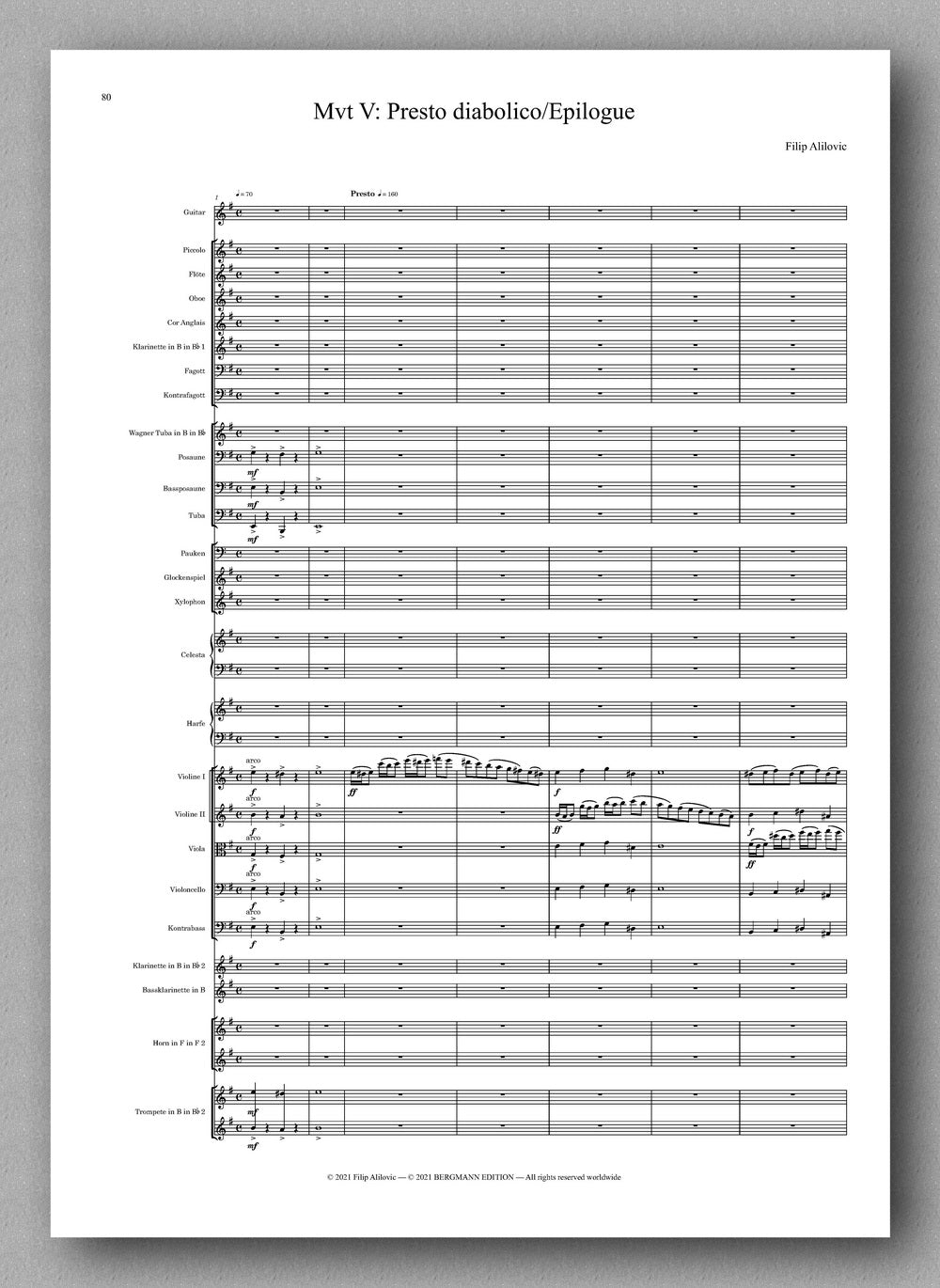 Filip Alilovic, Guitar Concert No. 2 - preview of the full score 5