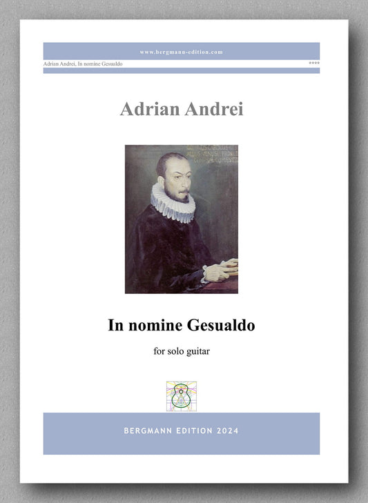 Adrian Andrei, In nomine Gesualdo - preview of the cover