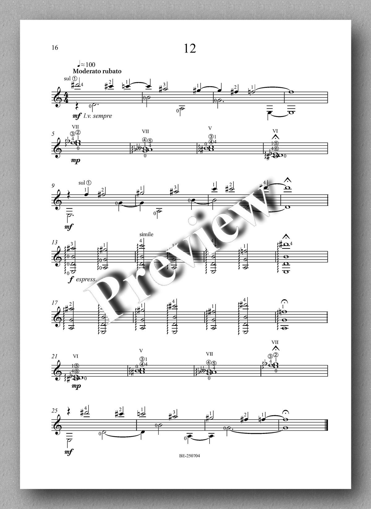 Sheet music with musical notation on a white background