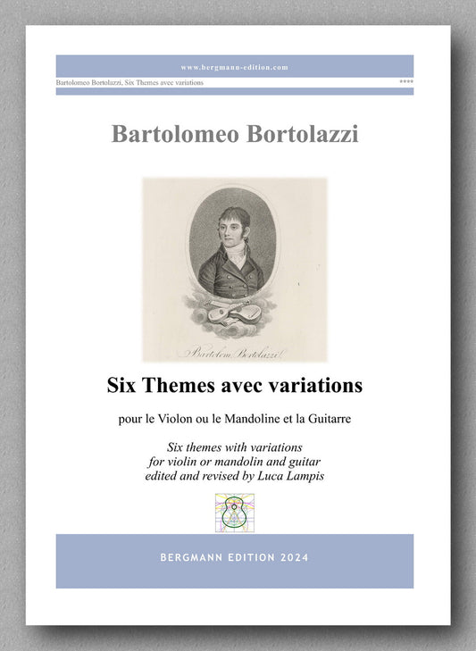 Bartolomeo Bortolazzi, Six Themes avec variations - preview of the cover