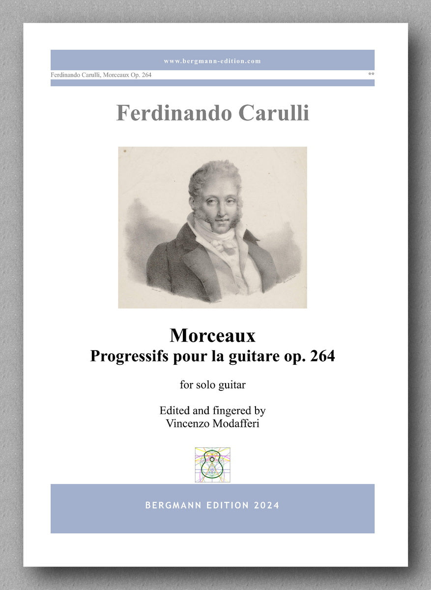 Ferdinando Carulli, Morceaux, Progressifs pour la guitare op. 264 - preview of the cover