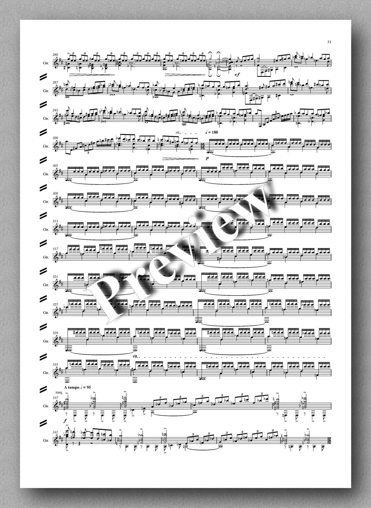 Roland Chadwick - Concerto Brasileiras - preview of the music score 5