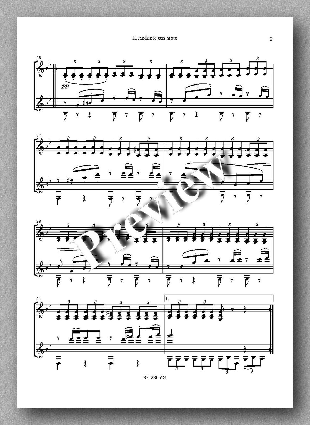 Lieder vol. 3, by Franz Schubert - preview of the music score 2