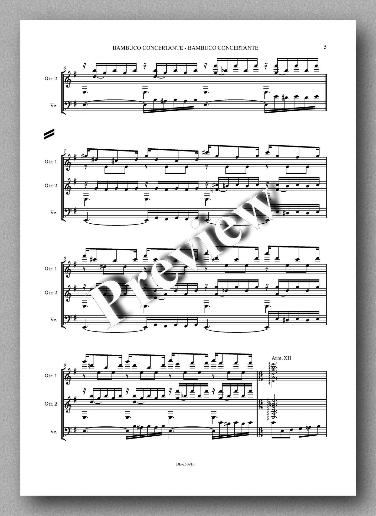 Sheet music with musical notation on a white background