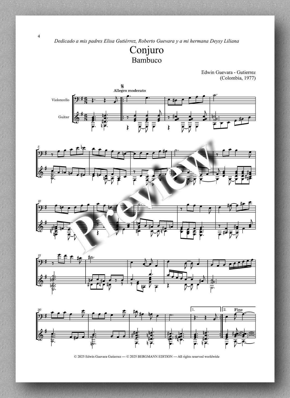 Sheet music with musical notation on a white background