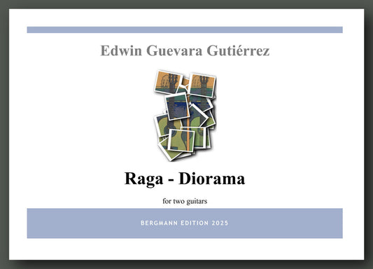 "Raga - Diorama" by Edwin Guevara Gutiérrez, preview of the cover.