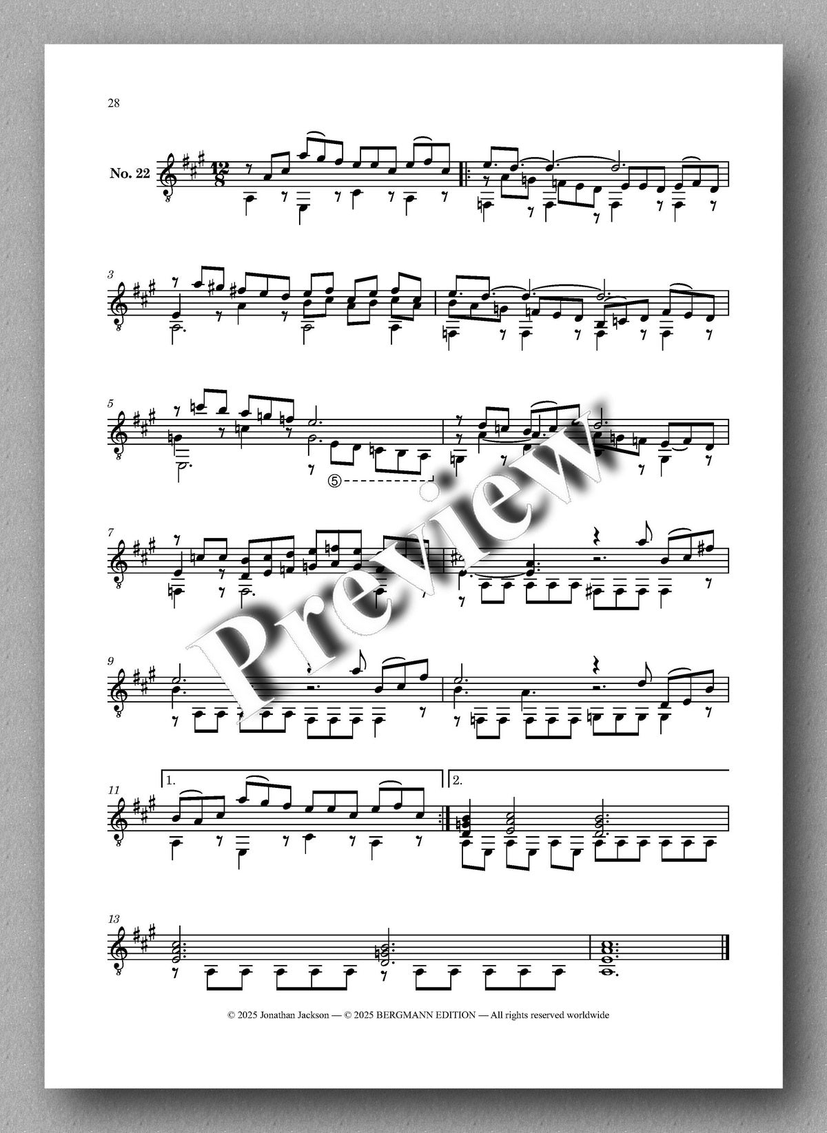 Lemon Frog by Jonathan Jackson - preview of the music score 4