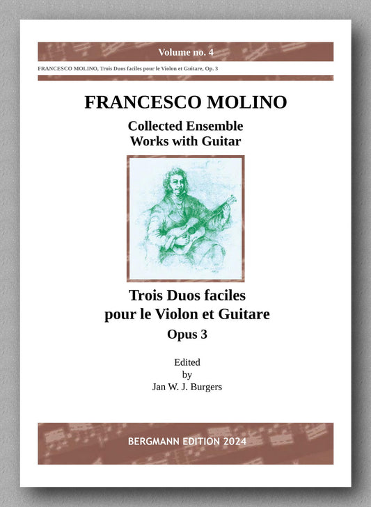 Francesco Molino, Three Duets for Violin and Guitar (Opus 3) - preview of the cover