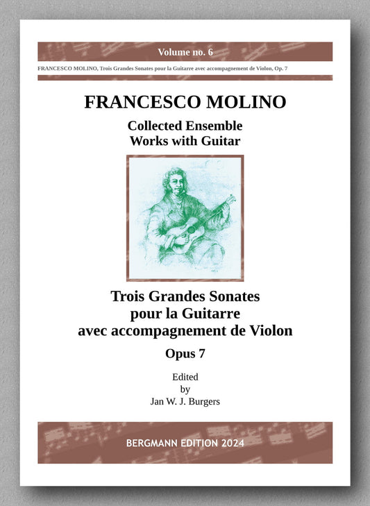 Francesco Molino, Three Sonatas for Violin and Guitar (Opus 7) - preview of the cover