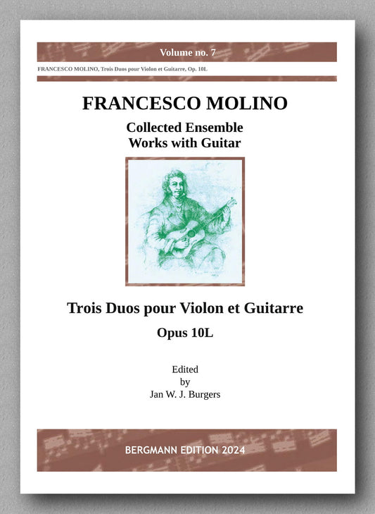 Francesco Molino, Three Duos for Violin and Guitar (Opus 10L) - preview of the cover