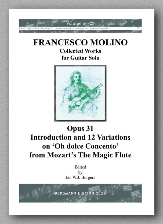 Molino, Collected Works for Guitar Solo, Vol. 29 - preview of the cover