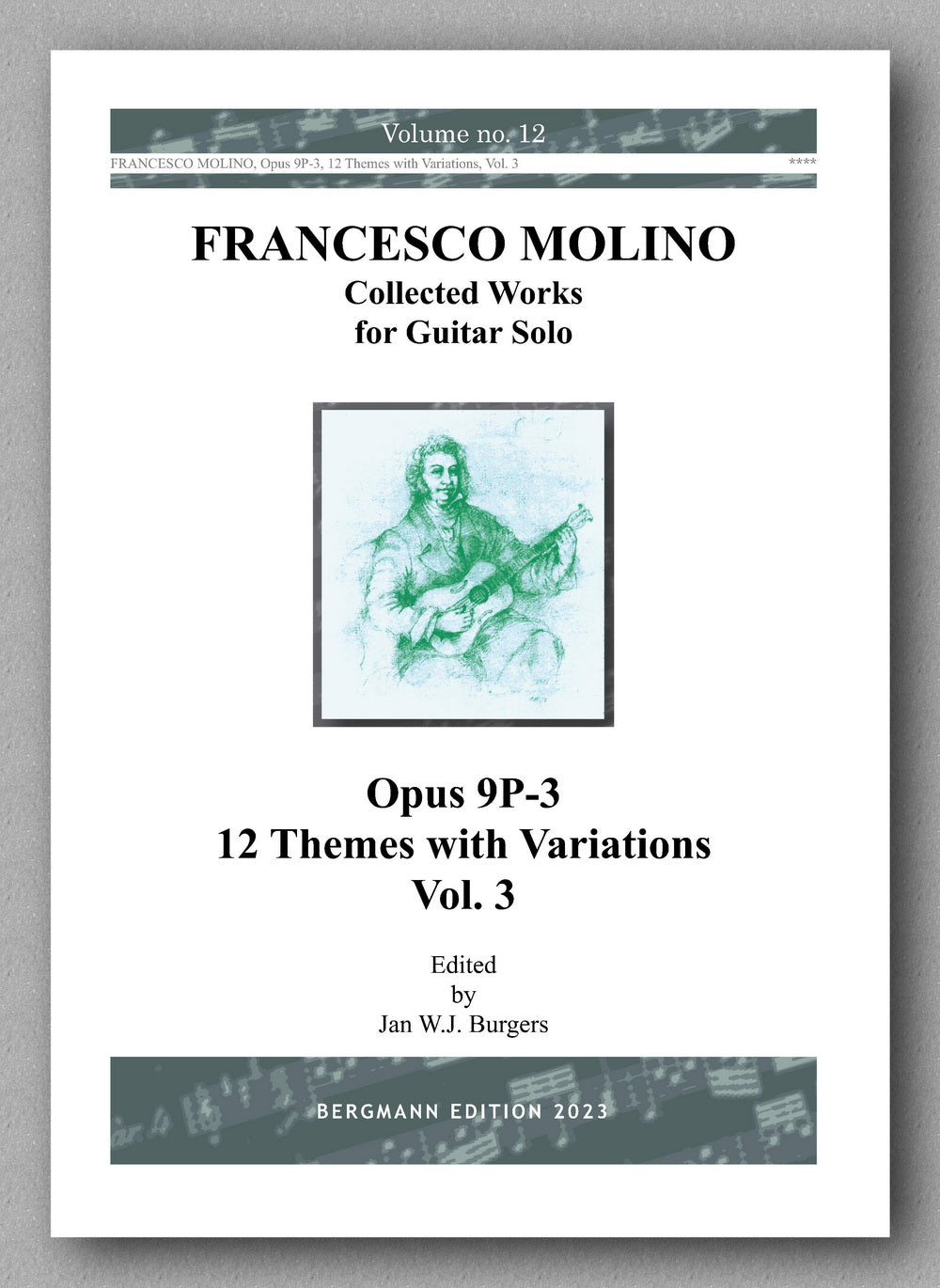 Molino, Collected Works for Guitar Solo, Vol. 12 - preview of the cover