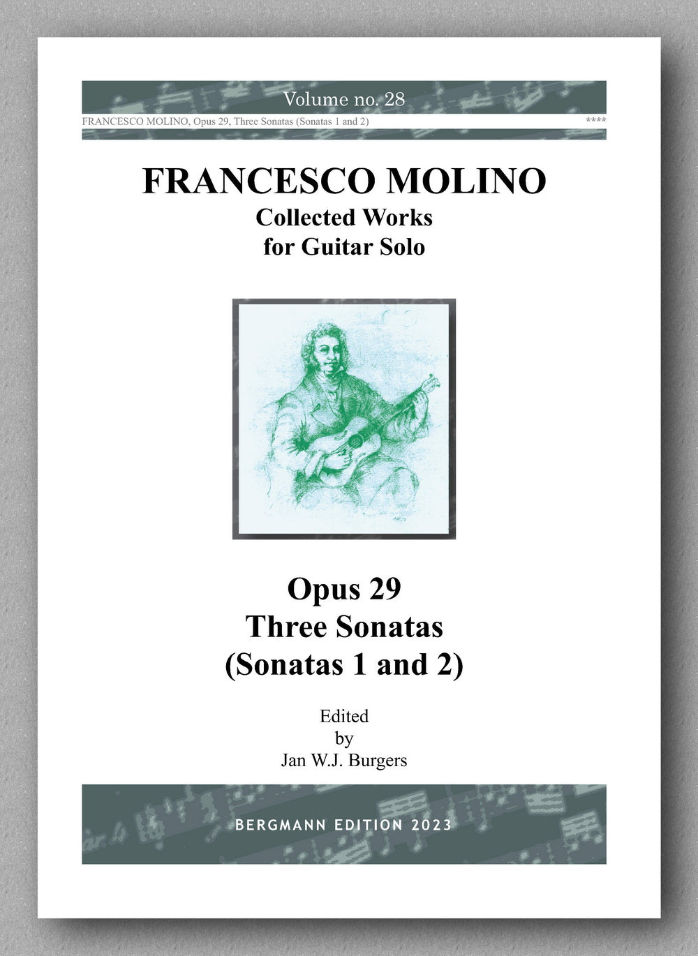 Molino, Collected Works for Guitar Solo, Vol. 28 - preview of the cover