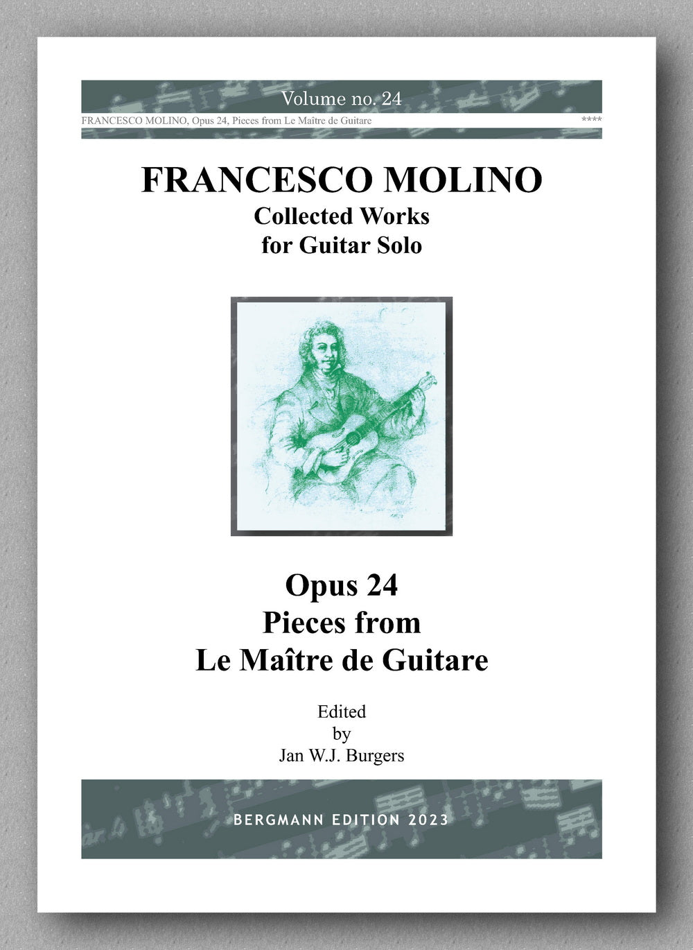 Molino, Collected Works for Guitar Solo, Vol. 24 - preview of the cover