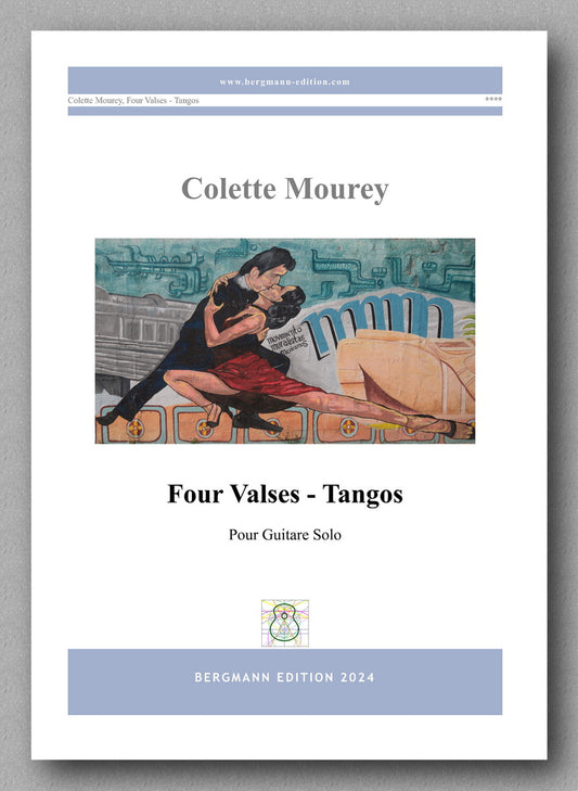 Four Valses - Tangos by Colette Mourey - preview of the cover