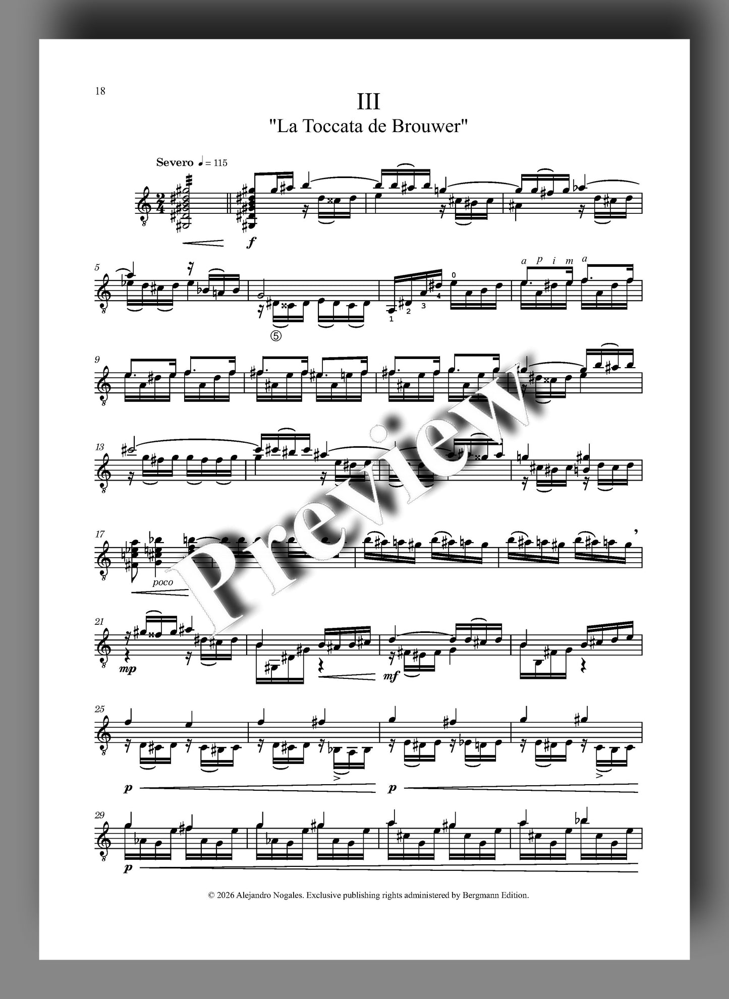 Nogales, Sonata op. 5