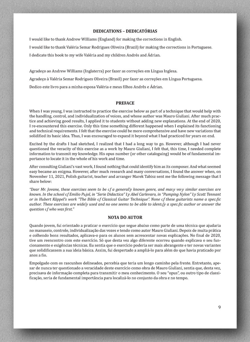 Voices, Book 1, by Jovane E.R. Oliveira - preview of the preface