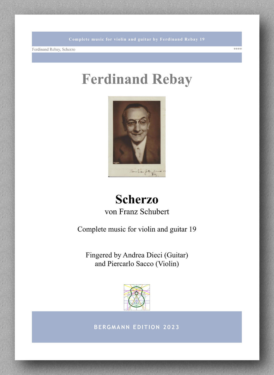 Ferdinand Rebay, Scherzo von Schubert - preview of the cover