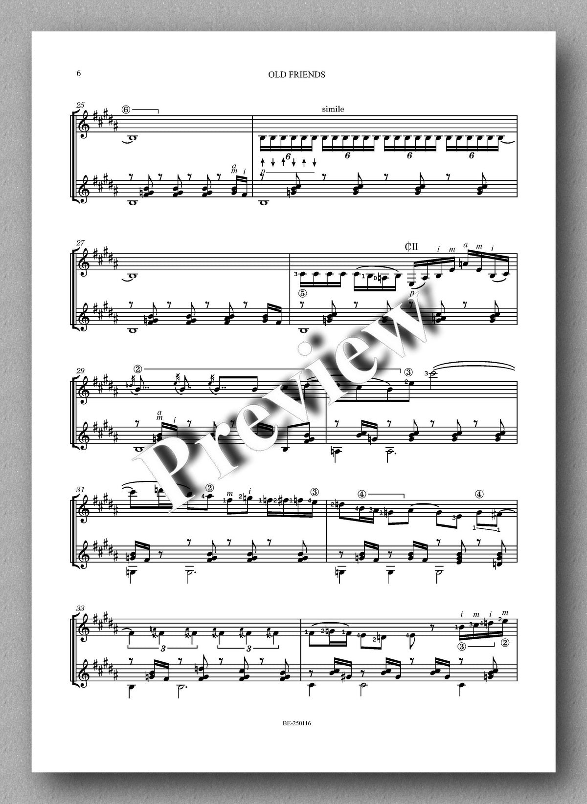 Roman Smirnov, OLD FRIENDS - preview of the music score 3