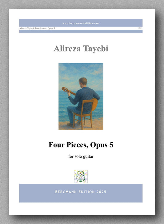 Alireza Tayebi, Four Pieces, Opus 5 - preview of the cover