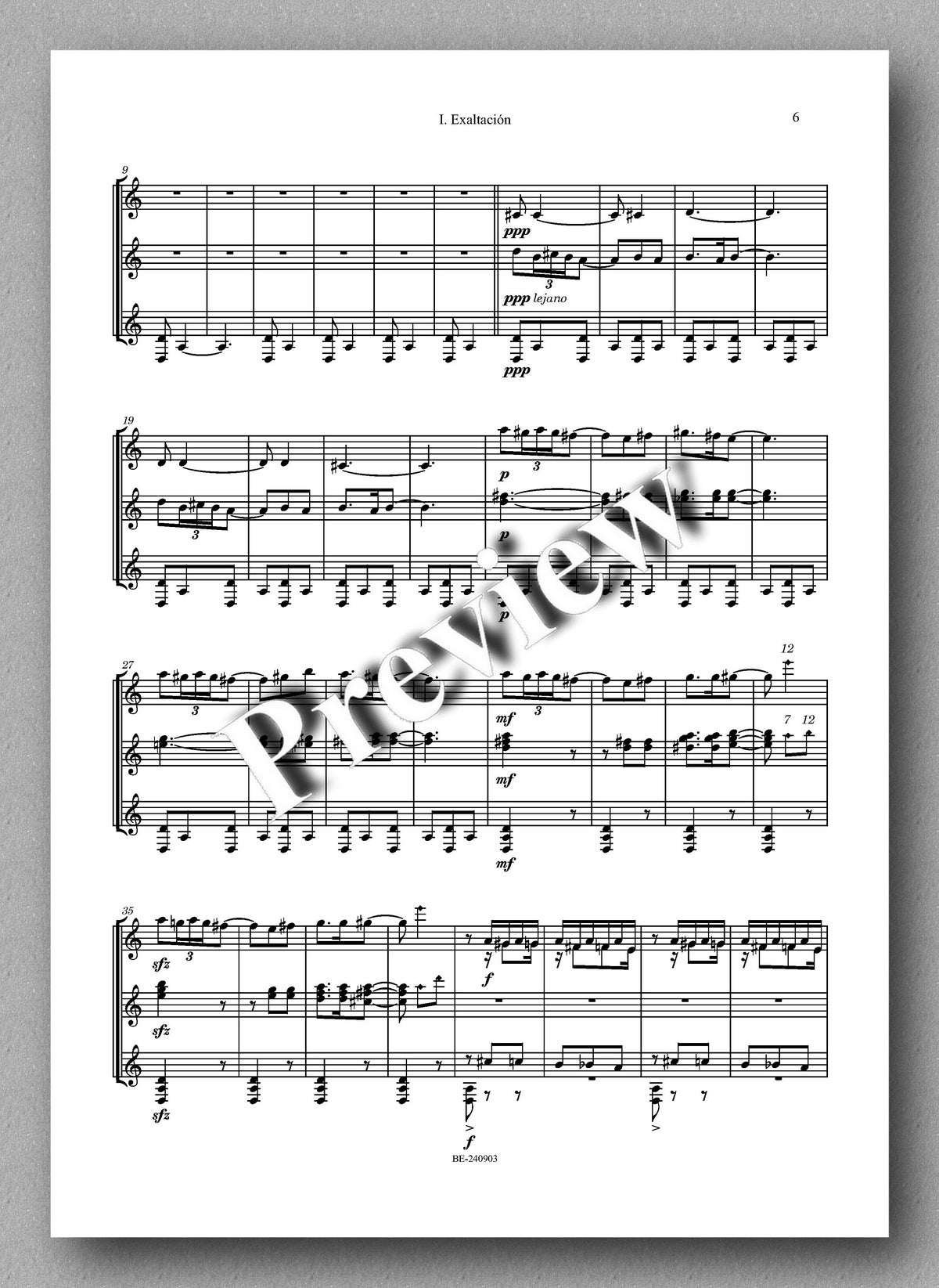 Joaquín Turina, Danzas Fantásticas, op.22 - Preview of the music score 2
