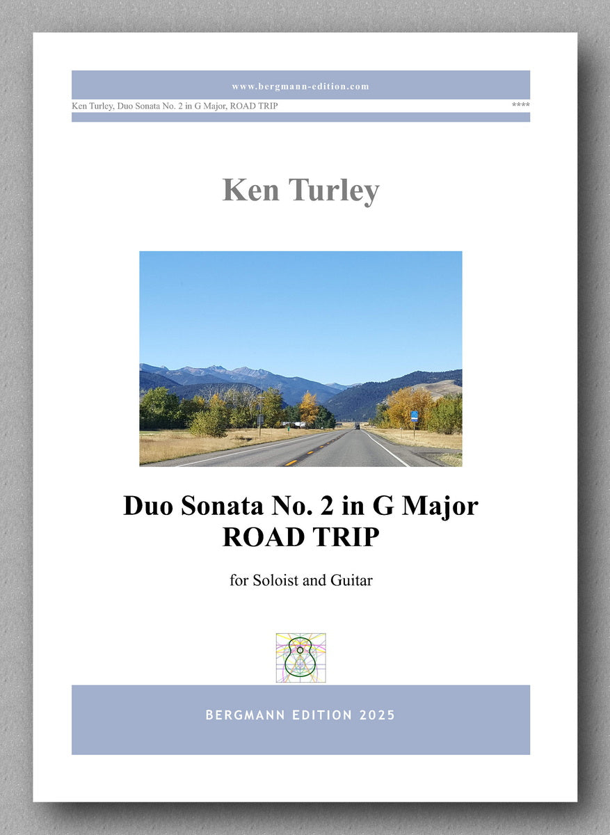 Ken Turley, Duo Sonata No. 2 in G Major, ROAD TRIP - preview of the cover