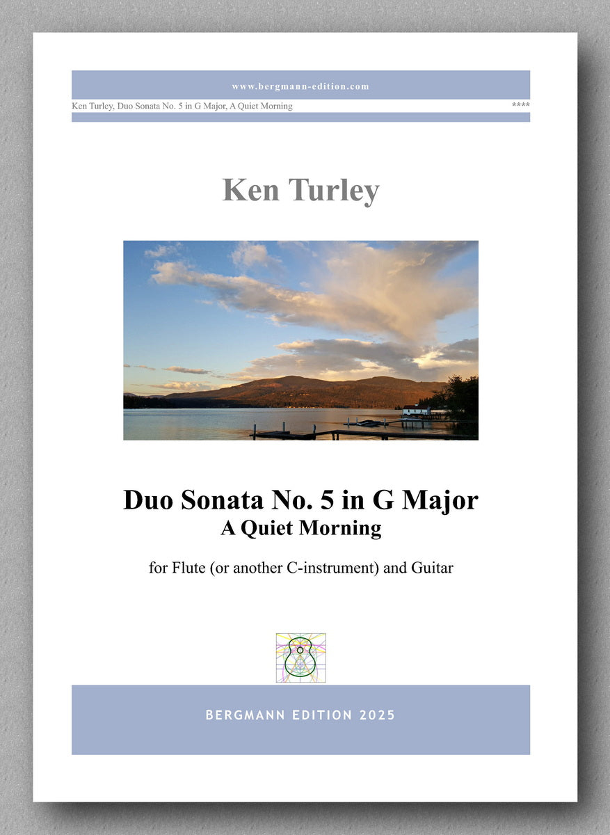 Ken Turley, Duo Sonata No. 5 in G Major, A Quiet Morning - preview of the cover