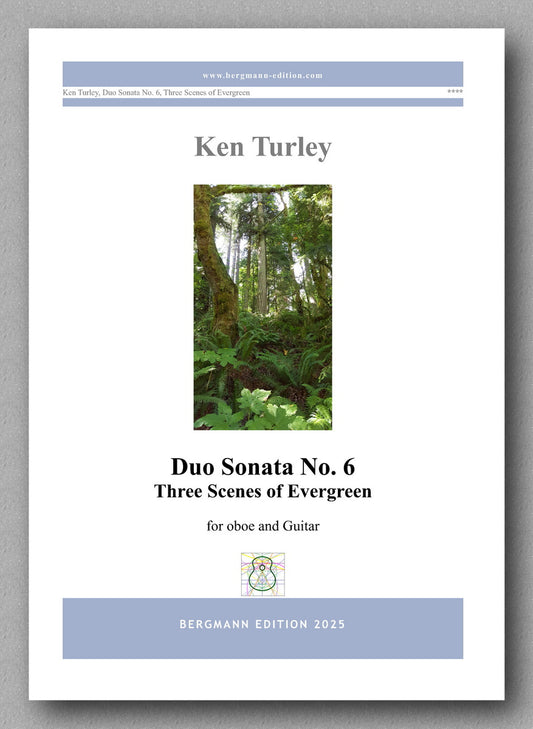 Ken Turley, Duo Sonata No. 6 in E-Minor
Three Scenes of Evergreen - preview of the cover