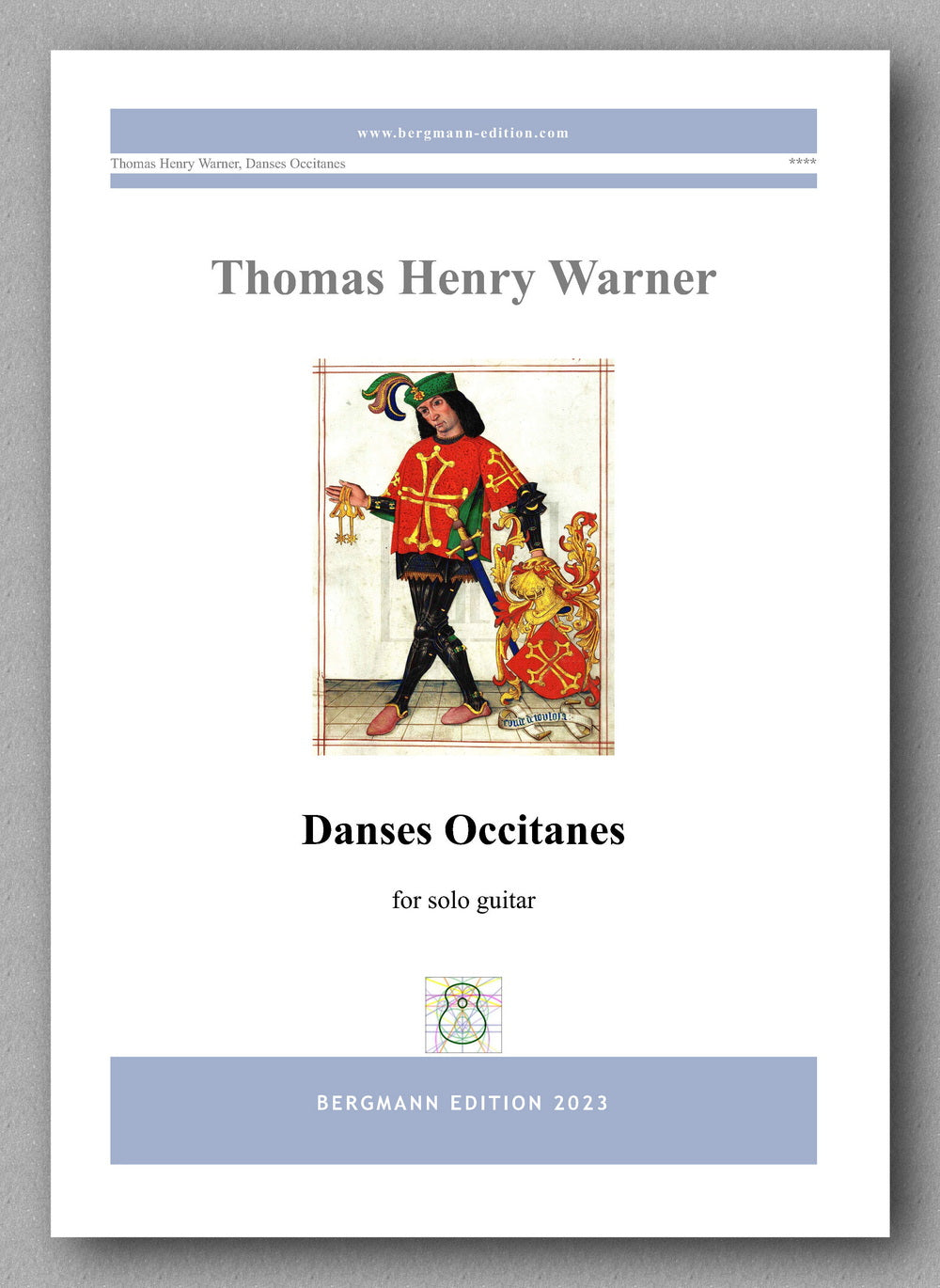 Danses Occitanes, by Thomas Henry Warner- preview of the cover