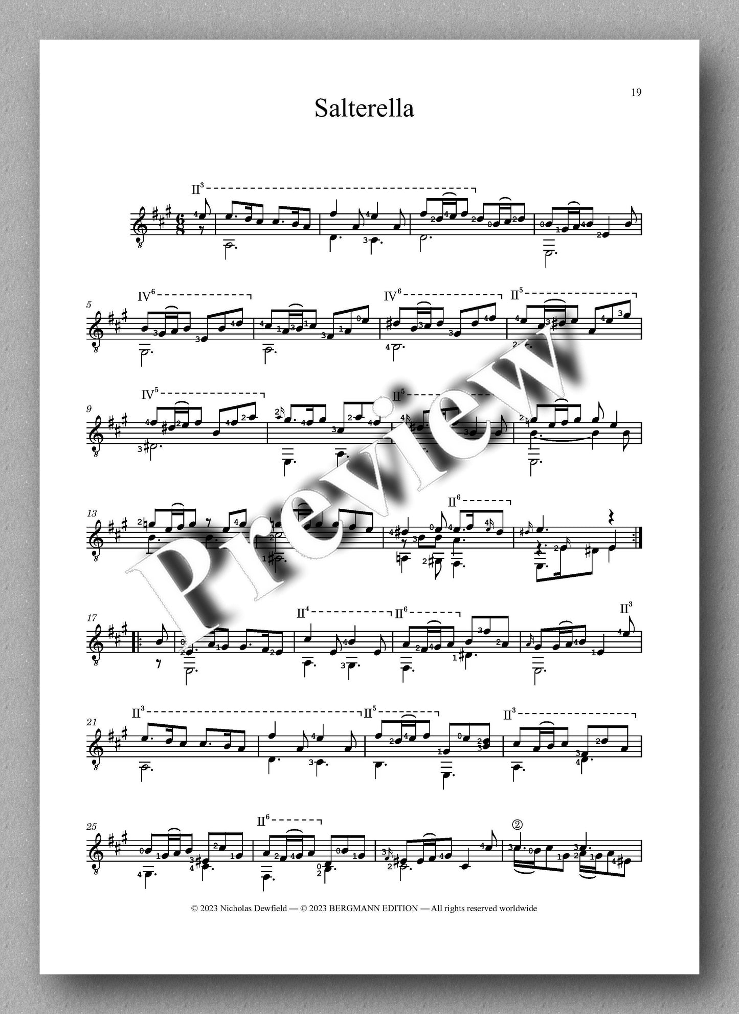 Weiss-Dewfield, Sonata No. 23 - preview of the music score 9