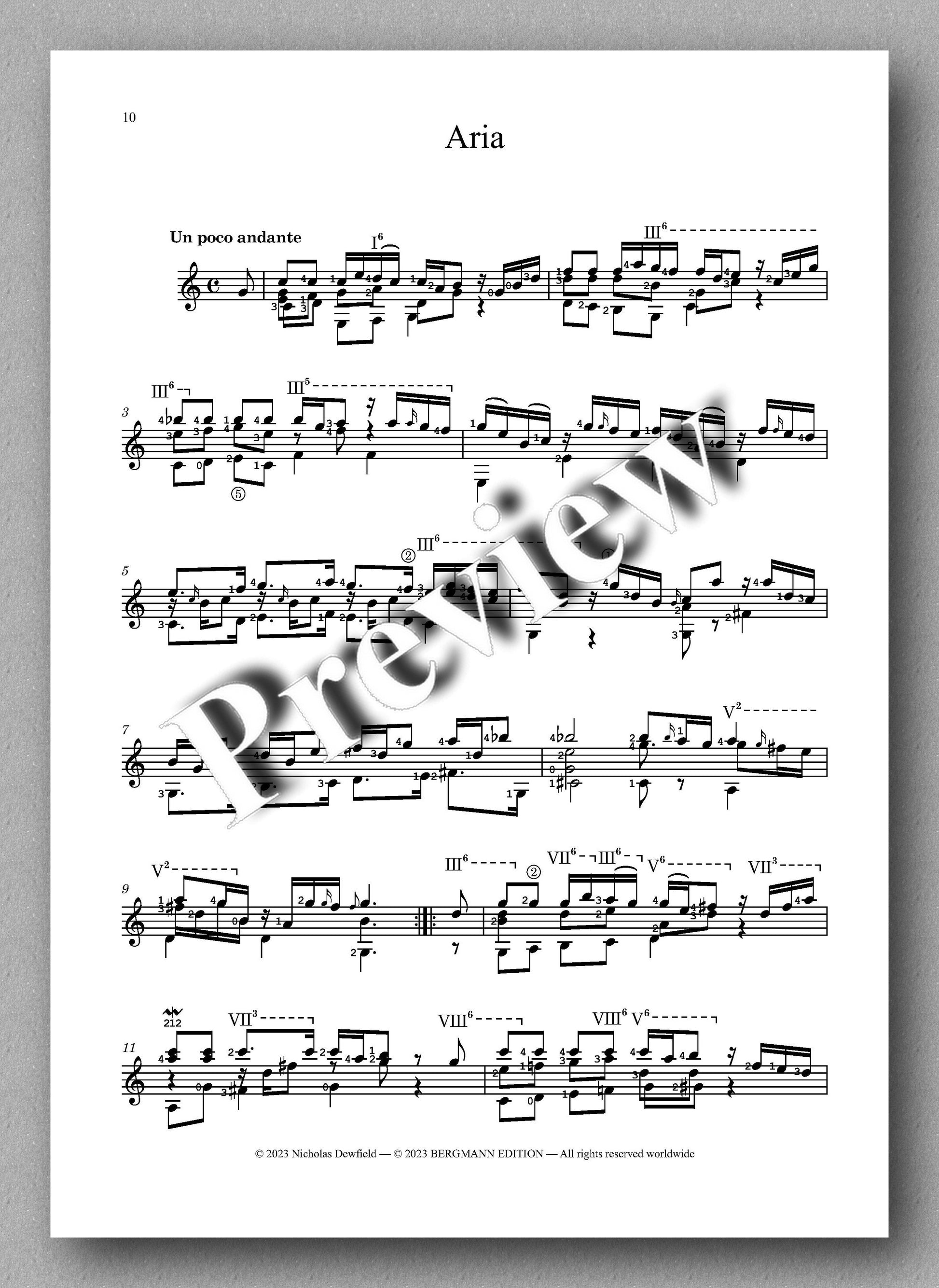 Sylvius Leopold Weiss (1687-1750), Sonata No. 24 - preview of the music score 3
