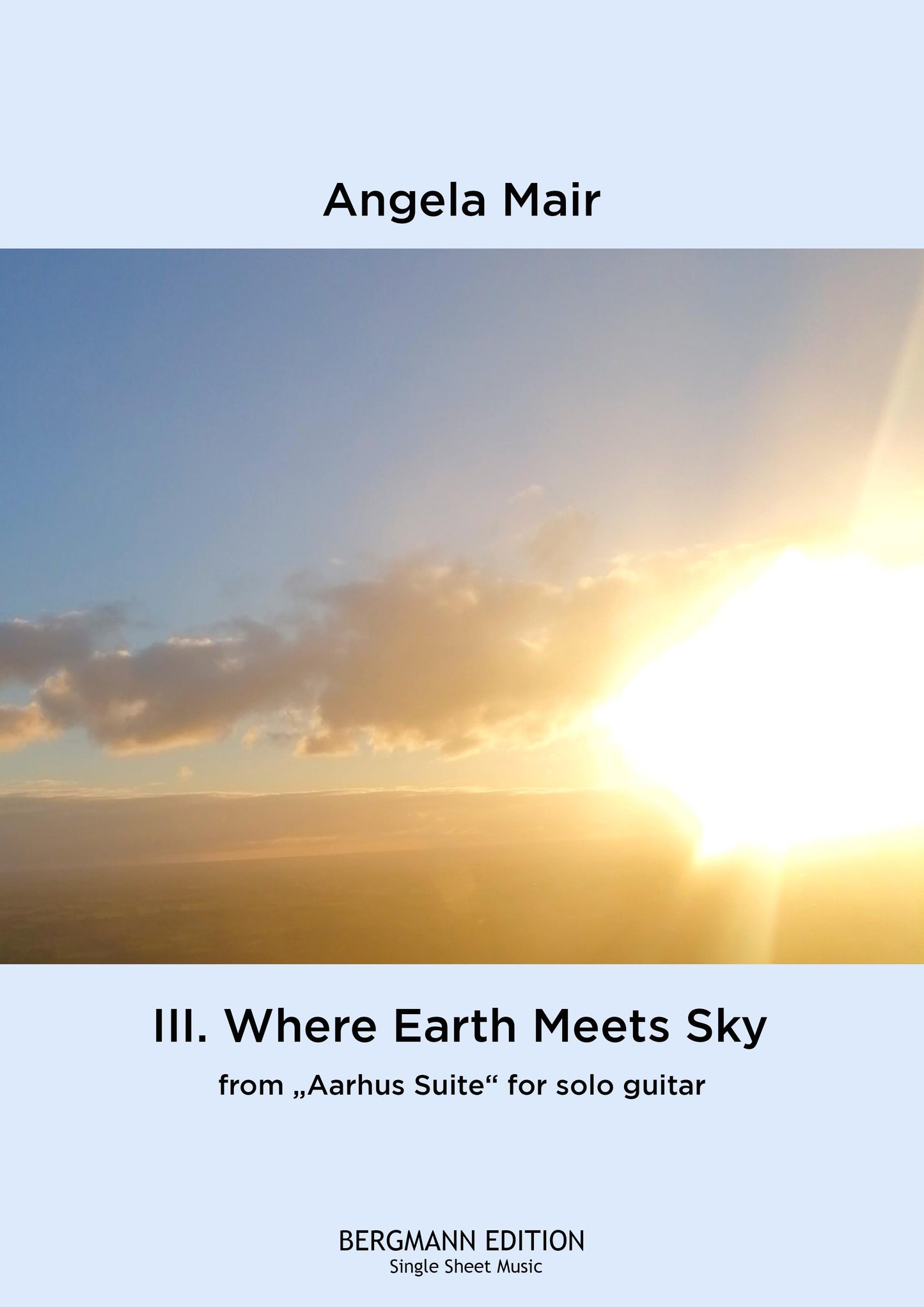 Angela Mair, III. Where Earth Meets Sky (from "Aarhus Suite")