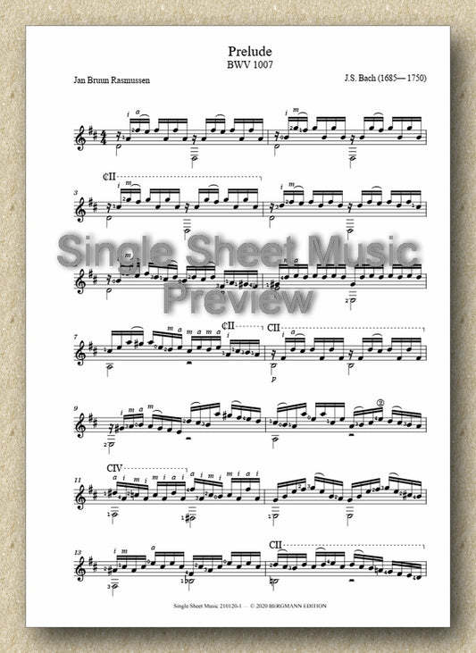 Bach BWV 1007, Prelude