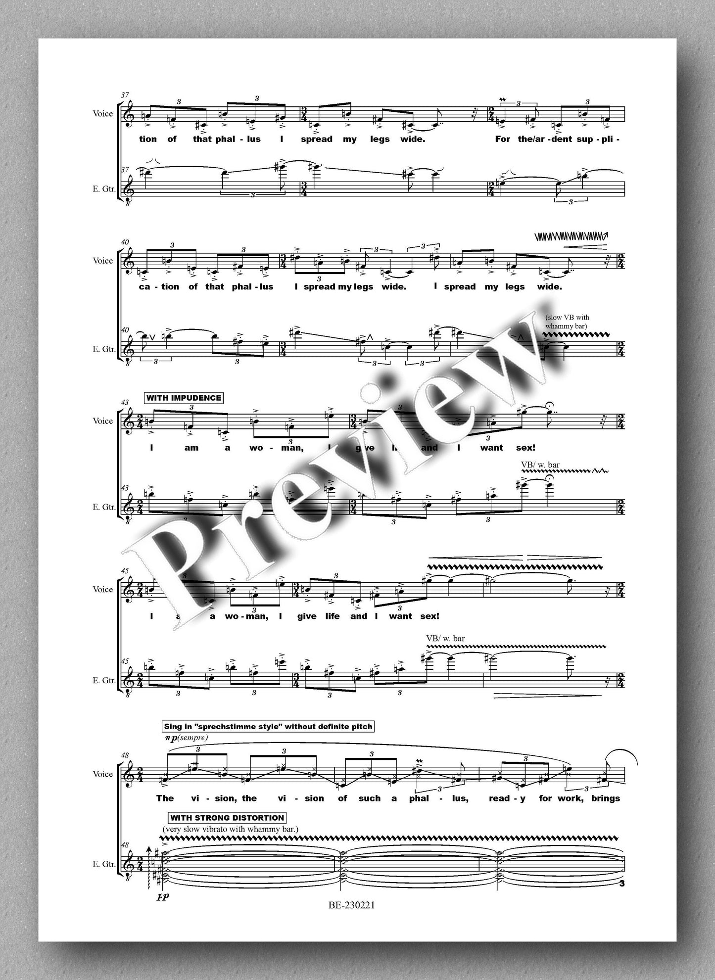 Louis Aguirre, PANDORA’S MANIFESTO - preview of the music score 3