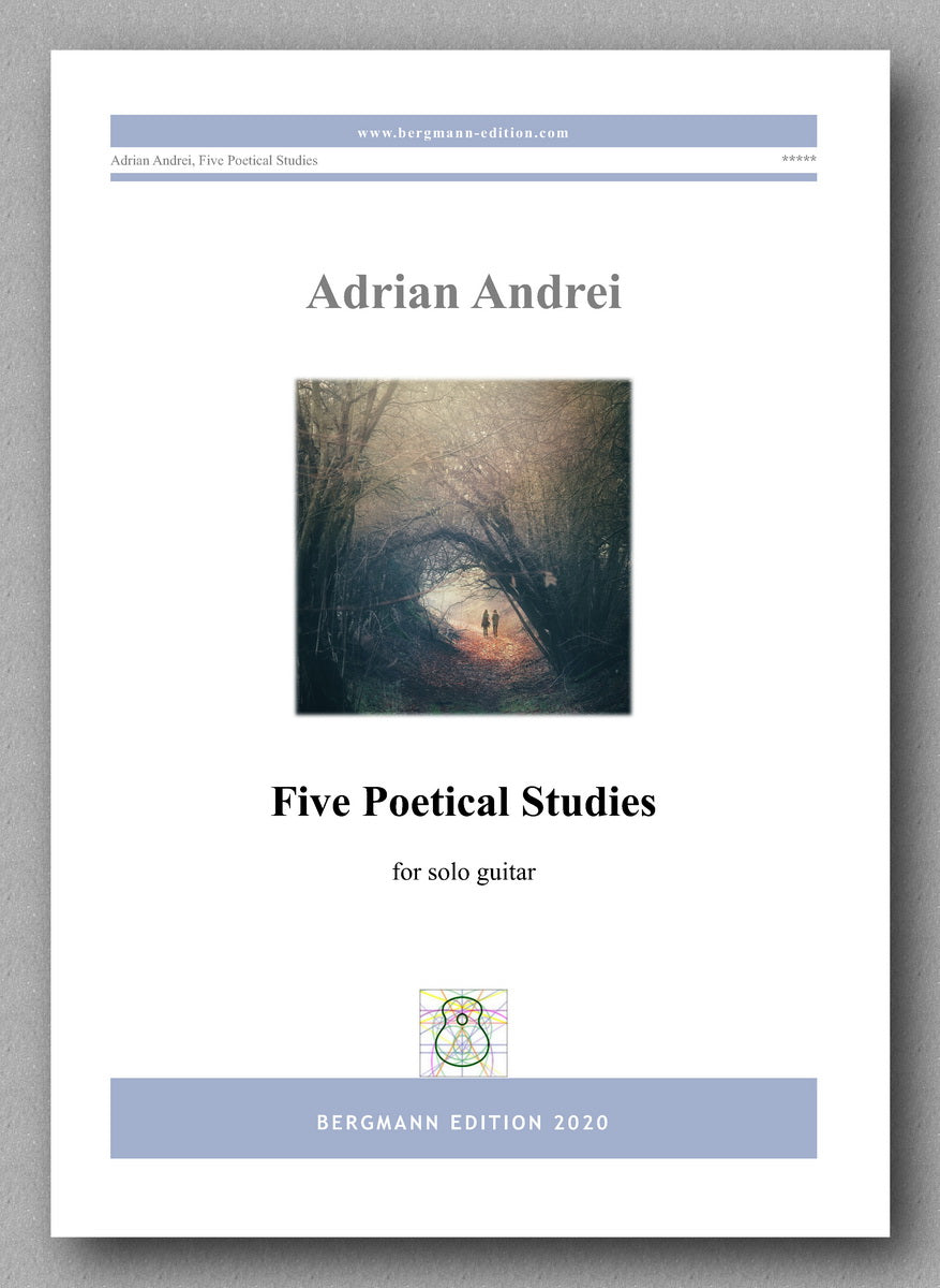 Adrian Andrei, Five Poetical Studies - preview of the cover