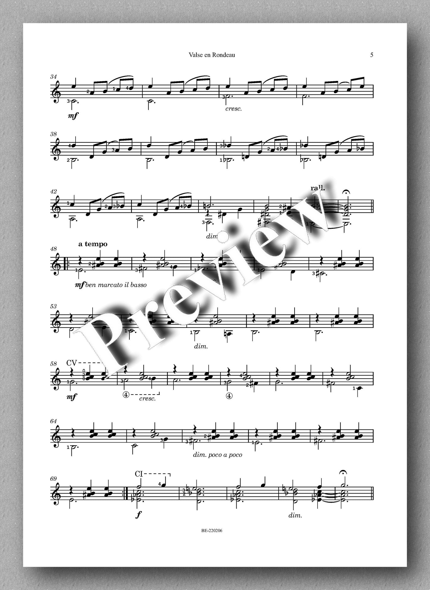 Andrei, Valse en Rondeau - music cover 2