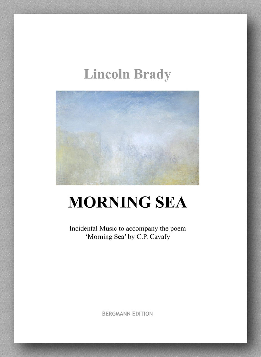Lincoln Brady: Morning Sea, for solo guitar - preview of the cover.