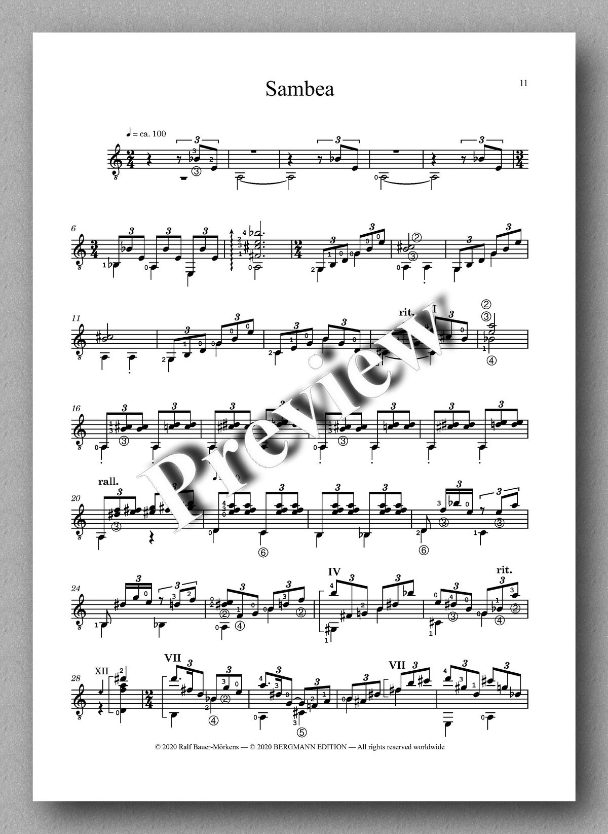 Lounge Mùsica by Ralf Bauer-Mörkens - preview of the music score 3
