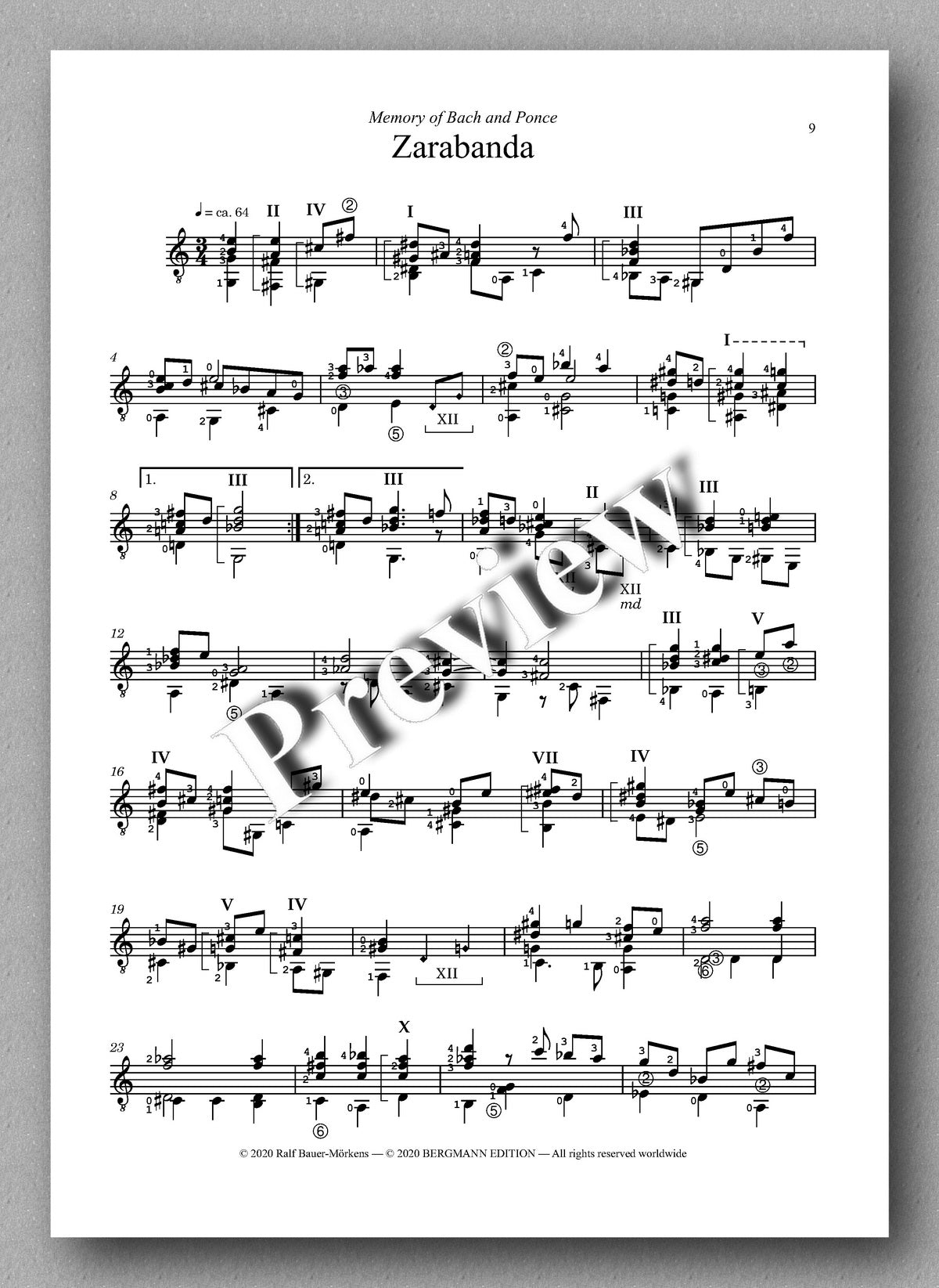 Lounge Mùsica by Ralf Bauer-Mörkens - preview of the music score 2