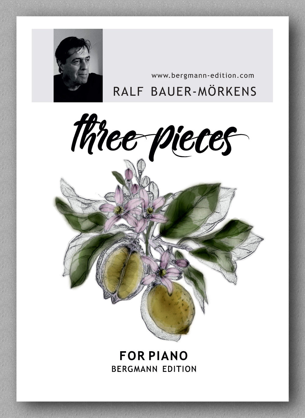 Bauer, Three Pieces for Piano, cover