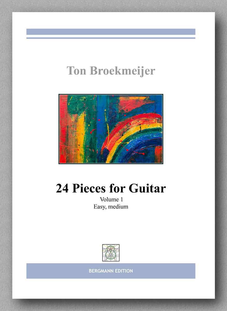 Ton Broekmeijer,  24 Pieces for Guitar - preview of the cover