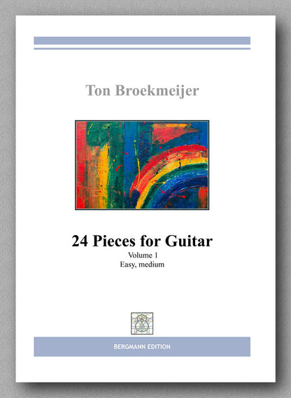 Ton Broekmeijer,  24 Pieces for Guitar - preview of the cover
