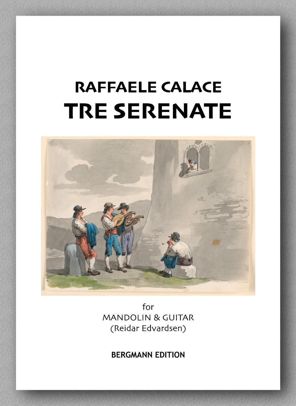 Calace-Edvardsen, Tre Serenate - cover