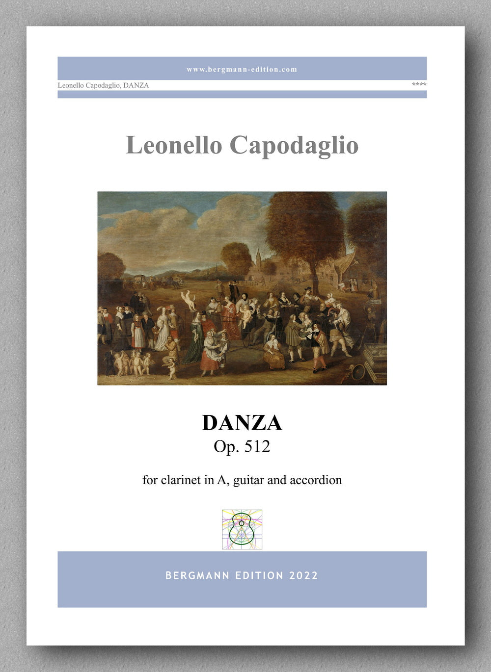 DANZA Op. 512 by Leonello Capodaglio - preview of the cover