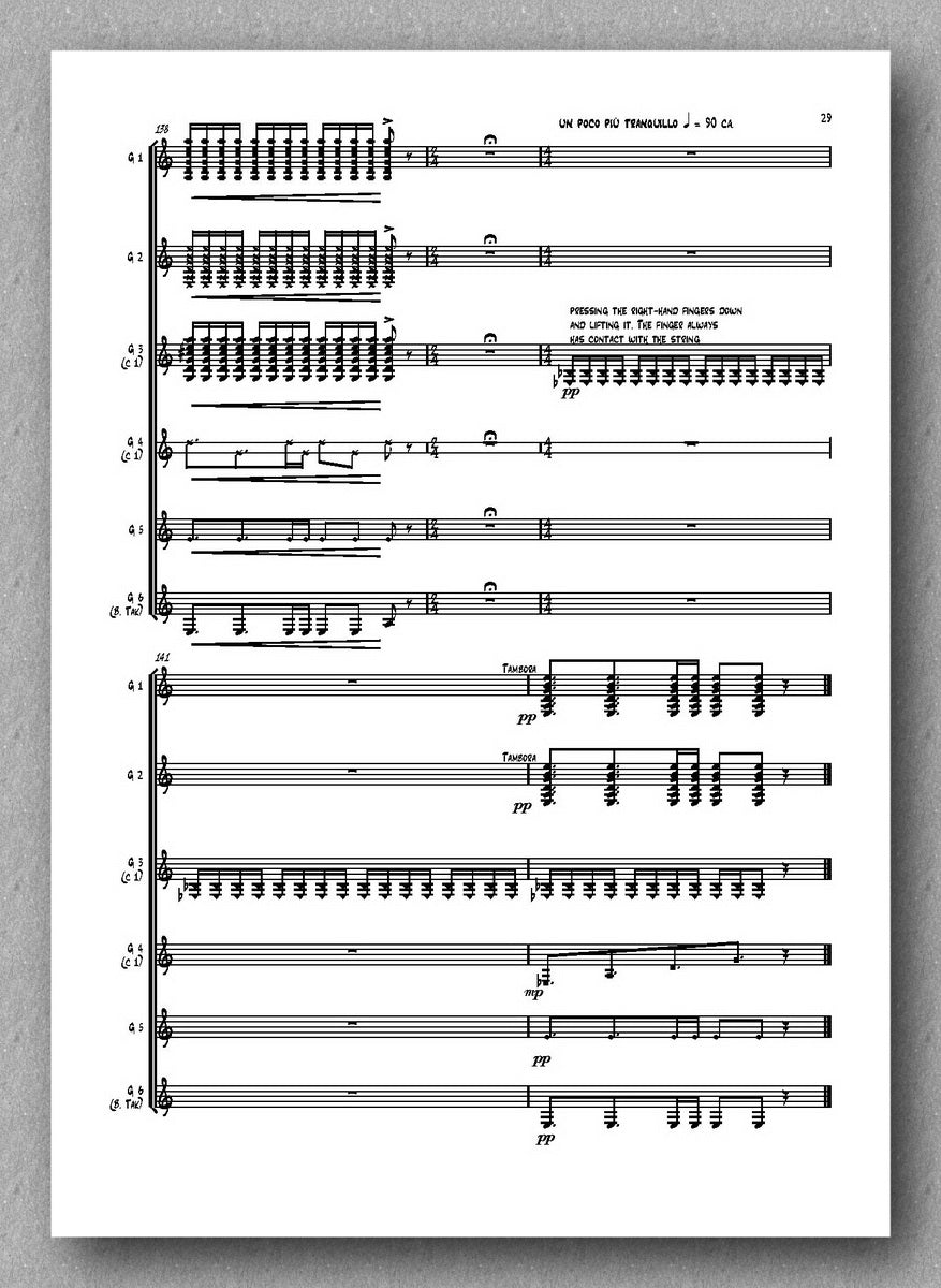 Castilla Ávila, HEX - preview of the music score 3