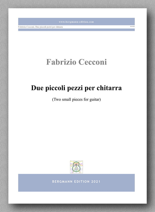 Cecconi, Due piccoli pezzi per chitarra - cover