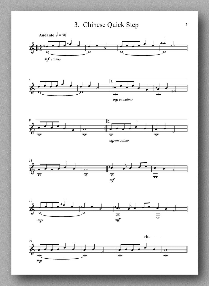 Roland Chadwick: A Fantastical Fiesta of First Grade Fireworks - preview of the sheet music 2