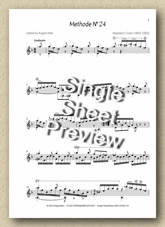 Coste, Methode N° 24