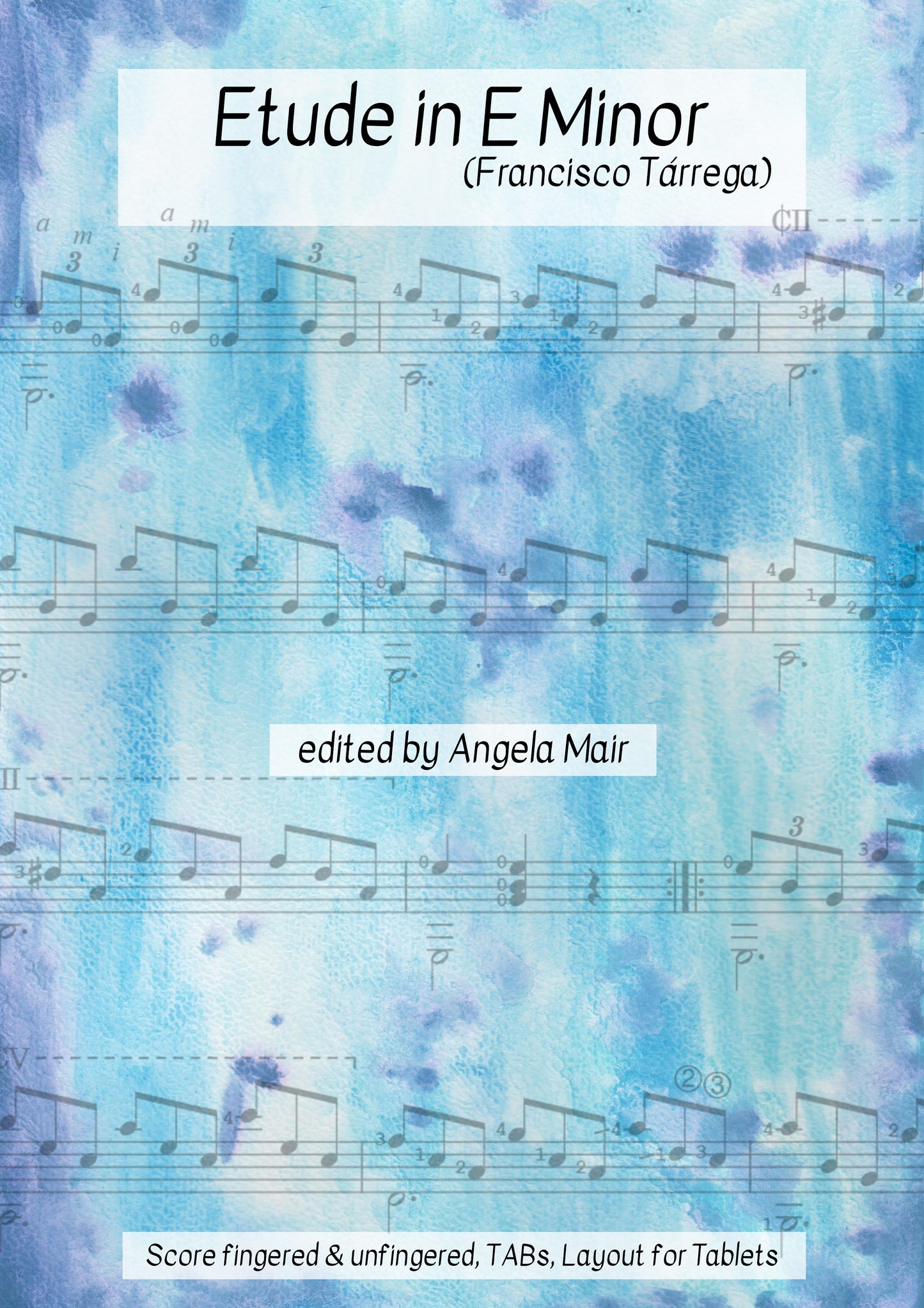 Tárrega, Etude in E-Minor