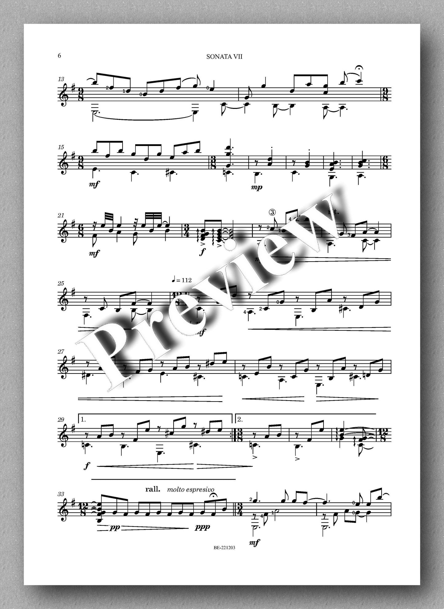 Juan Erena, ALHORÍ - preview of the music score 2